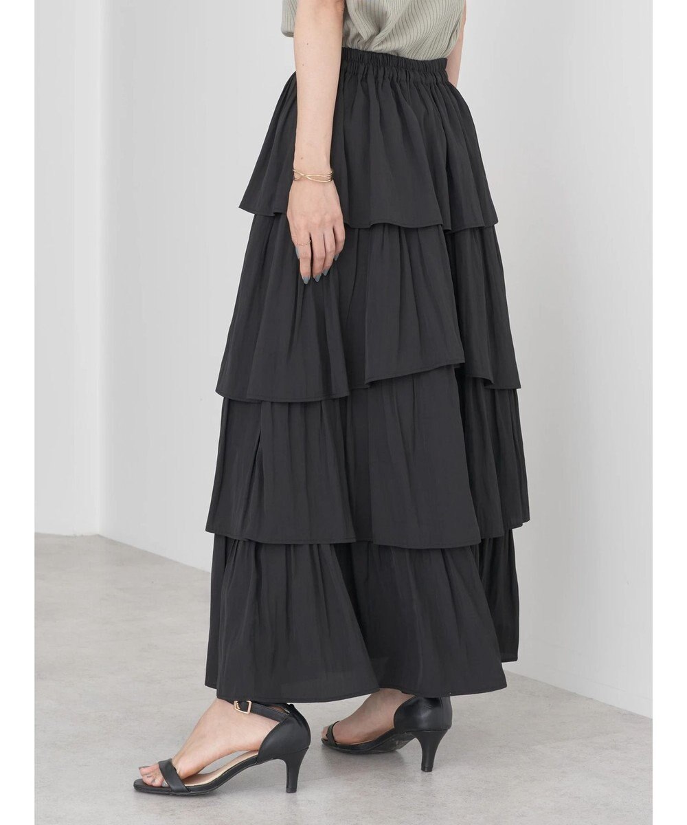 earth music&ecology フリルティアードスカート 