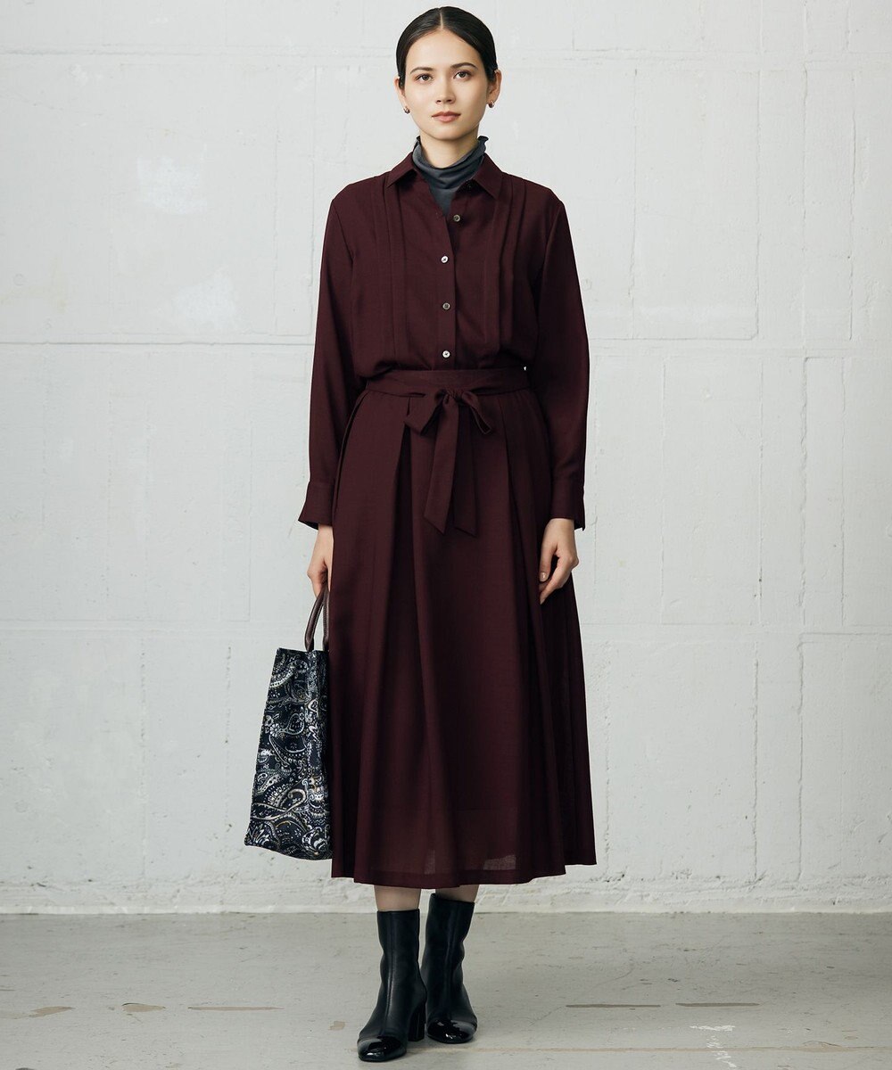 自由区 【SHIHOさん着用】TWハイツイストビエラタックディテール ブラウス 