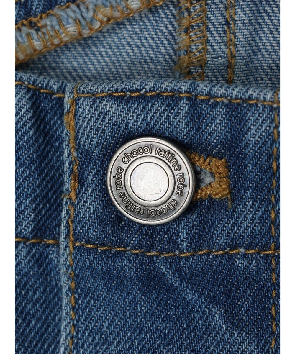 Green Parks デニムサロペットスカート 