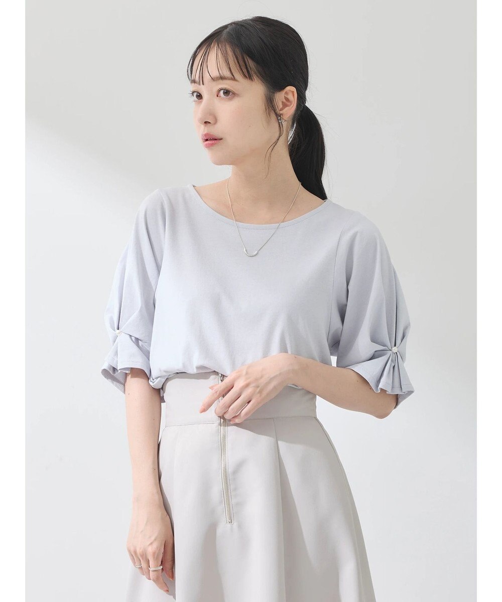 earth music&ecology タックスリーブプルオーバー 