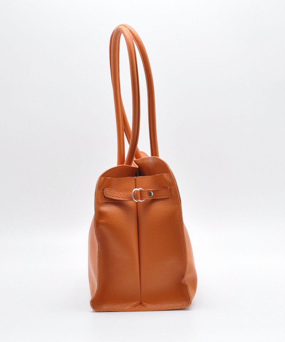 blancle シュリンクレザー ワイドボストン 