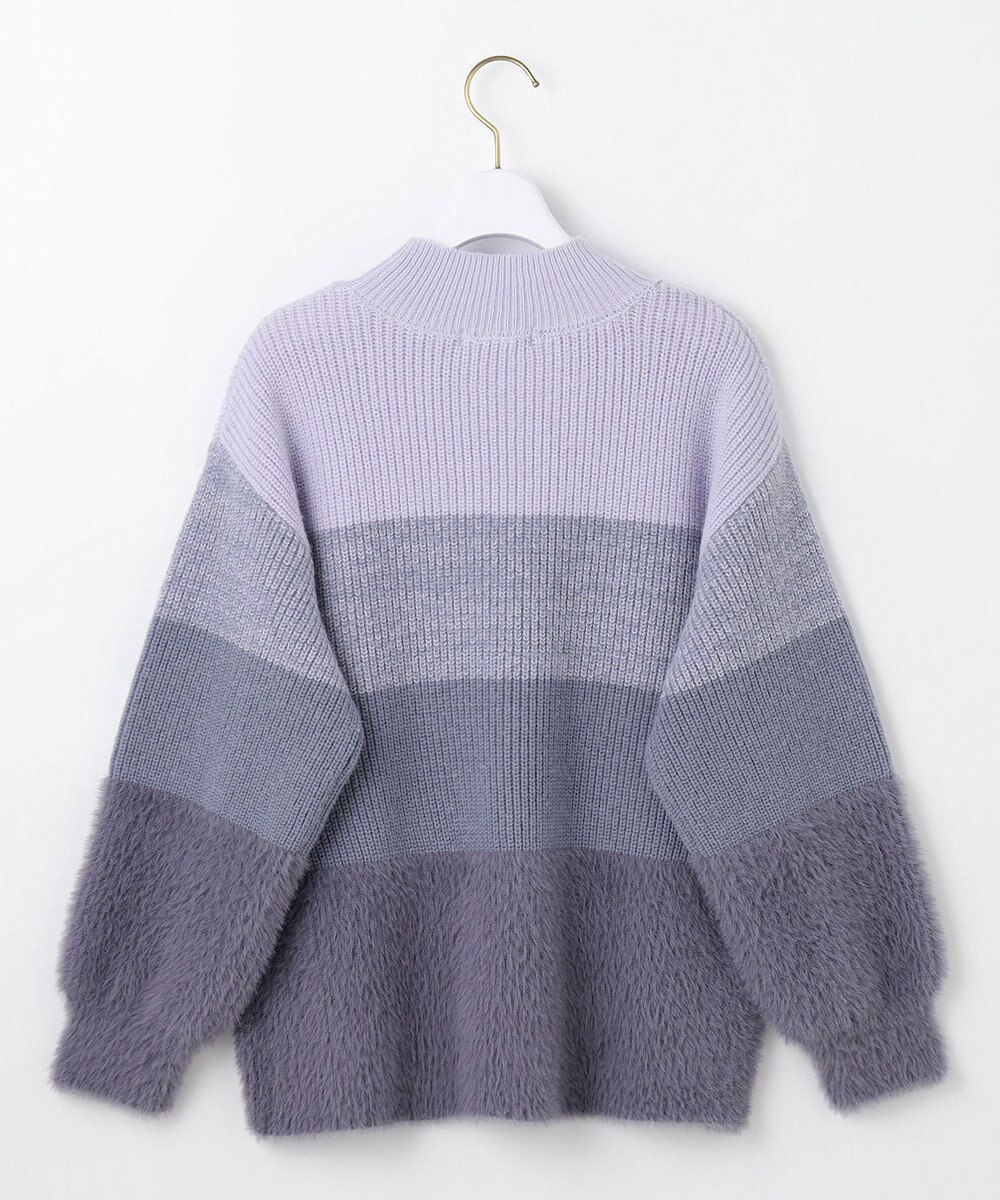ANY SIS 【洗える】グラデーションフェザー ニット 