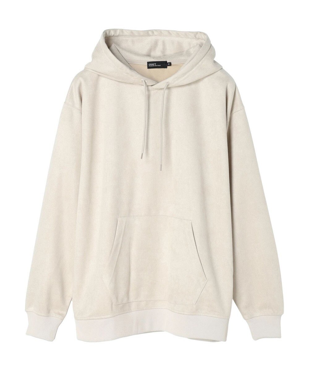 CRAFT STANDARD BOUTIQUE フェイクスエードプルパーカー 