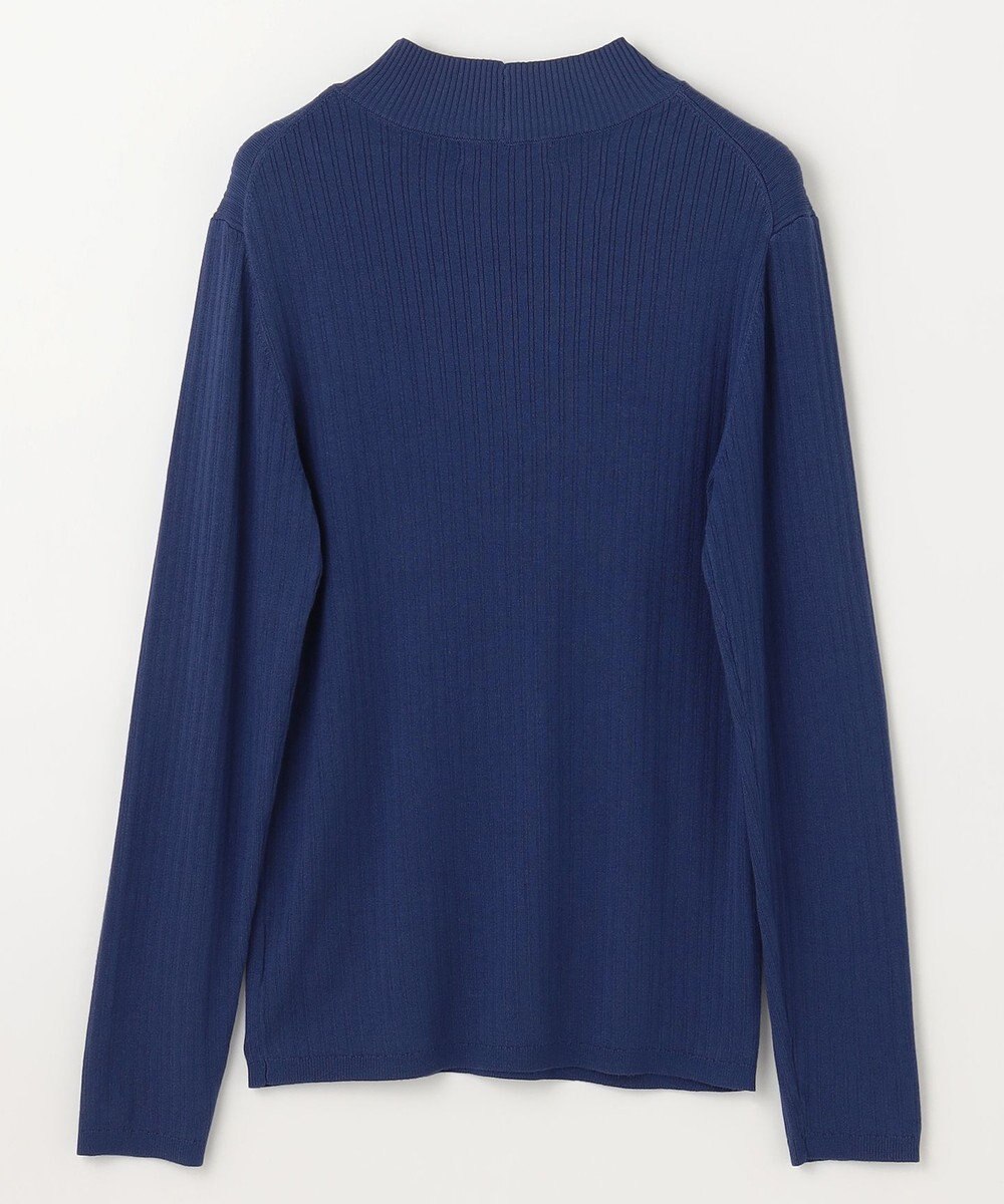 ANY 【洗濯機可】ランダムリブハイネックニット 