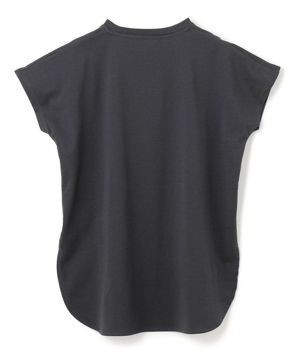 UNFILO BEAUTY FORM ロゴ刺繍フレンチスリーブTシャツ 