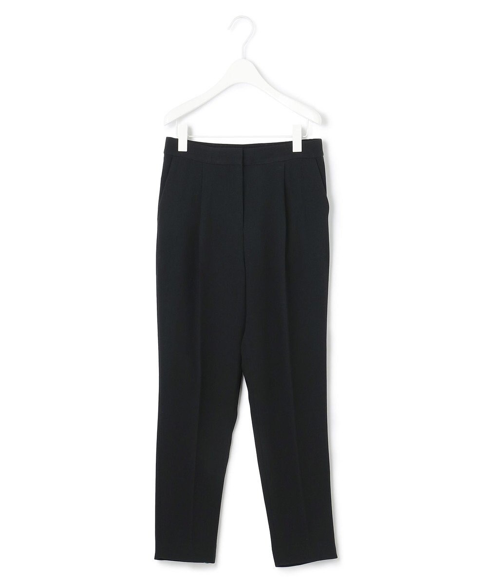 ICB 【人気のため新色追加・洗える】Naiaバックサテン テーパードパンツ 