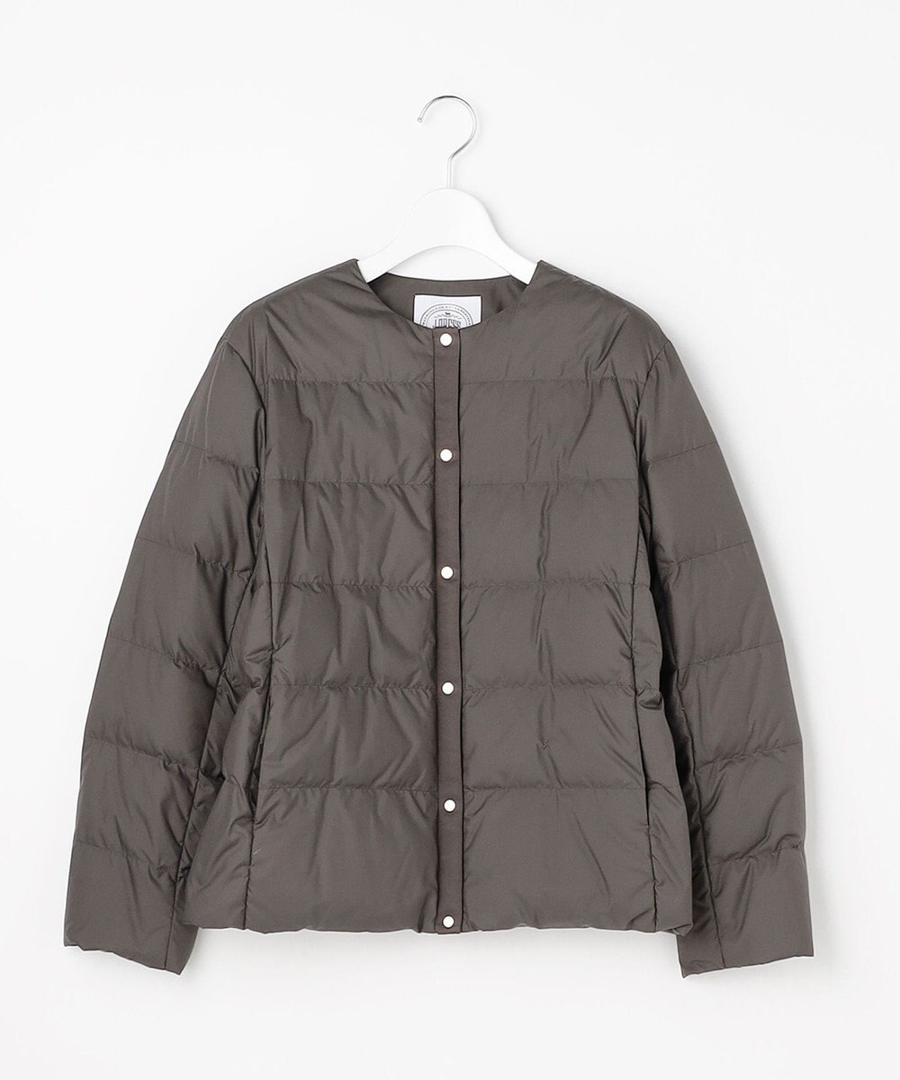 J.PRESS LADIES 【洗える】ライトダウン ノーカラー ジャケット 