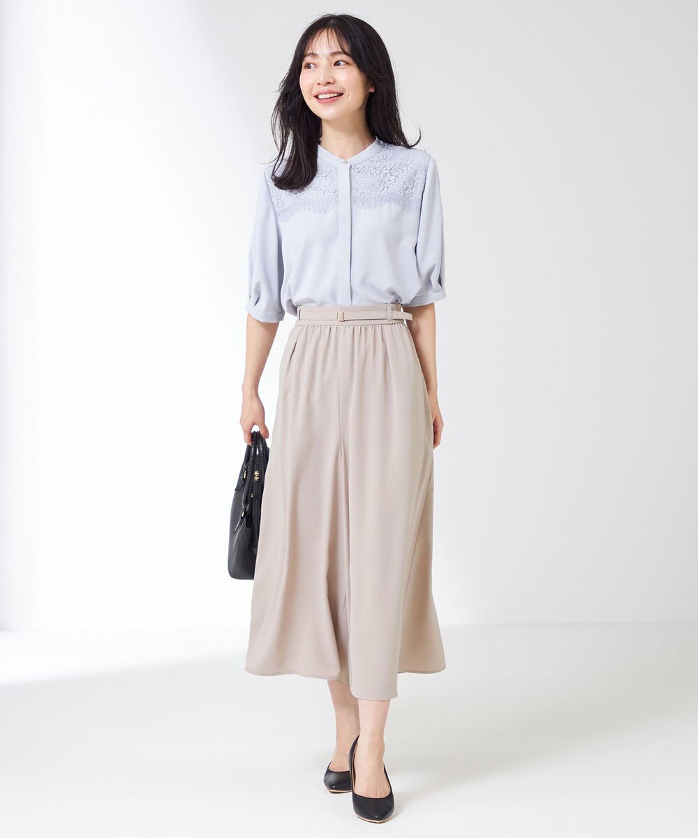 ANY SIS 【接触冷感＆UVカット】サラキレイワイド パンツ 