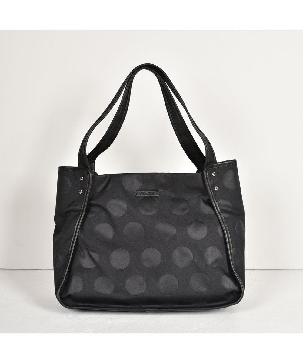 Y'SACCS ヒートエンボス ポルカドットトート Mサイズ 