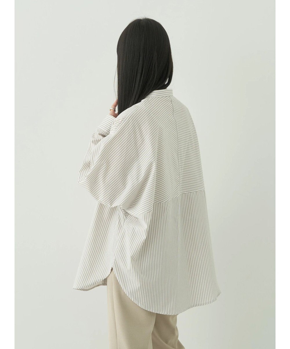 earth music&ecology ドルマンストライプシャツ 