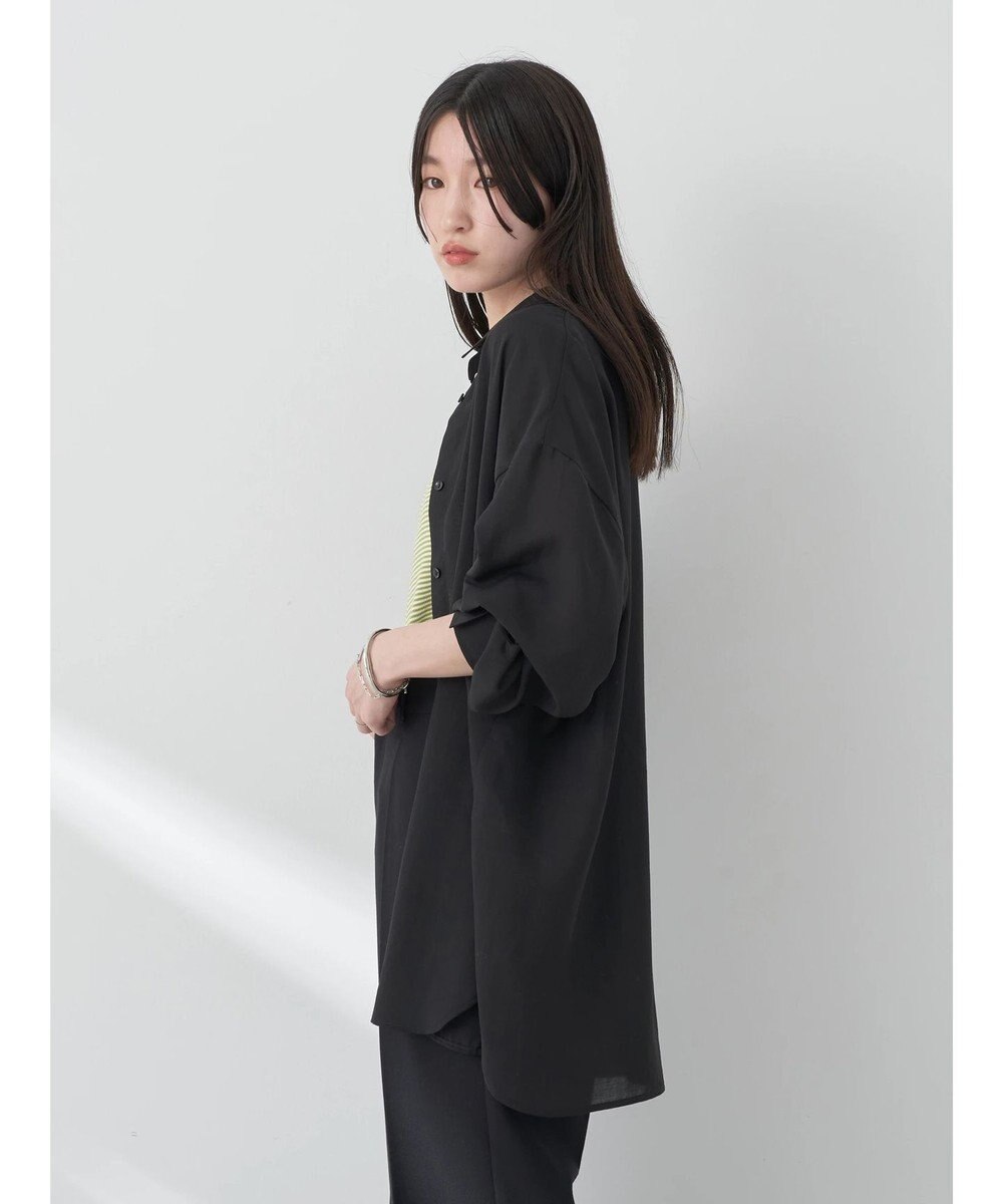 earth music&ecology シアーボーイズライクシャツ 