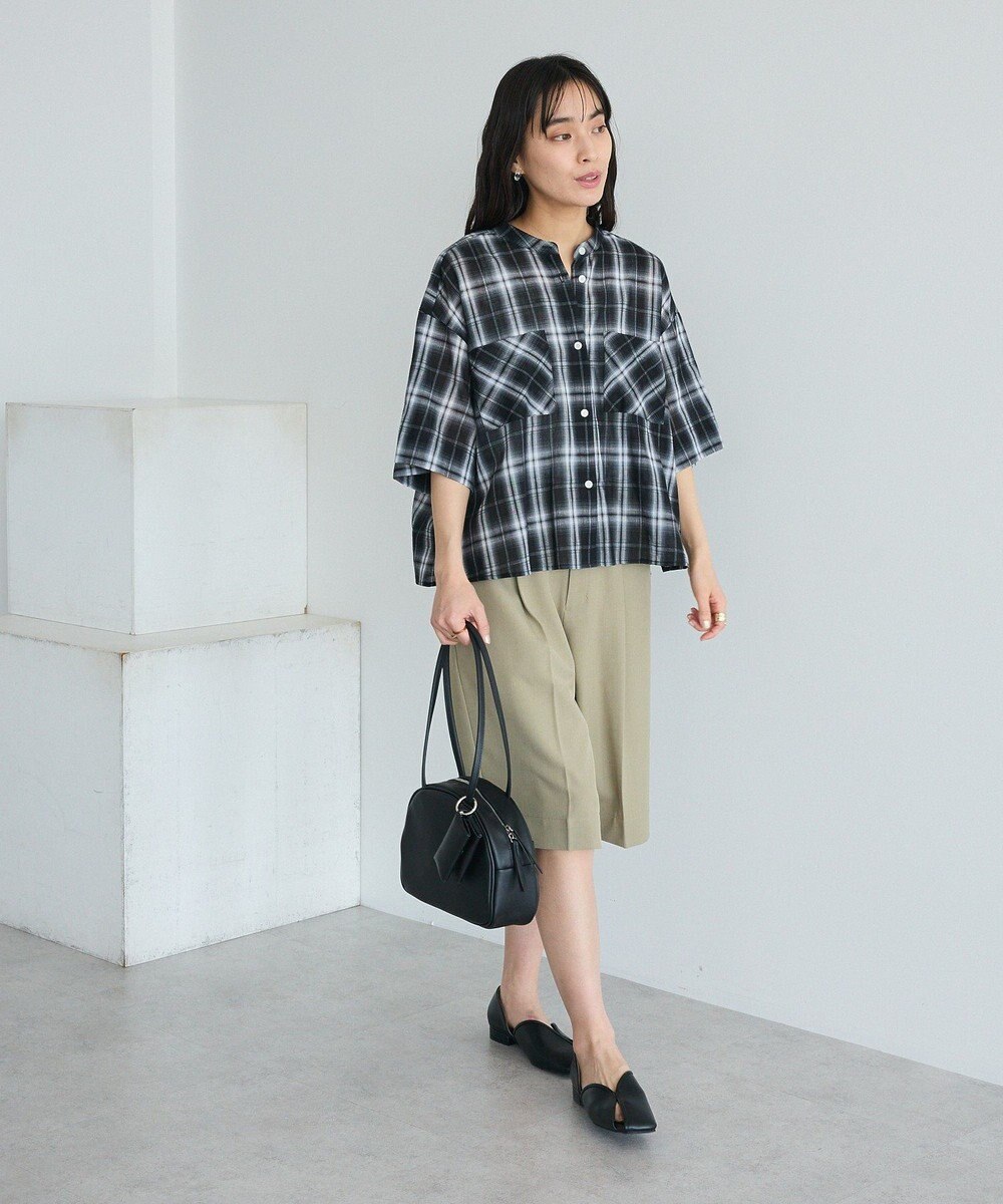 CRAFT STANDARD BOUTIQUE バックギャザーポンチョシャツ 