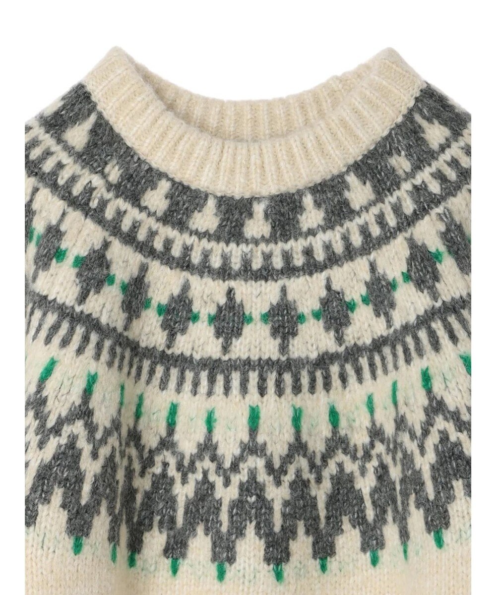 AMERICAN HOLIC フェアアイル柄ニットプルオーバー 