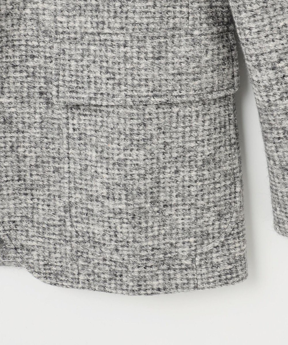 JOSEPH ABBOUD 【イタリア素材/軽量/ストレッチ】スライバー千鳥 ジャケット 