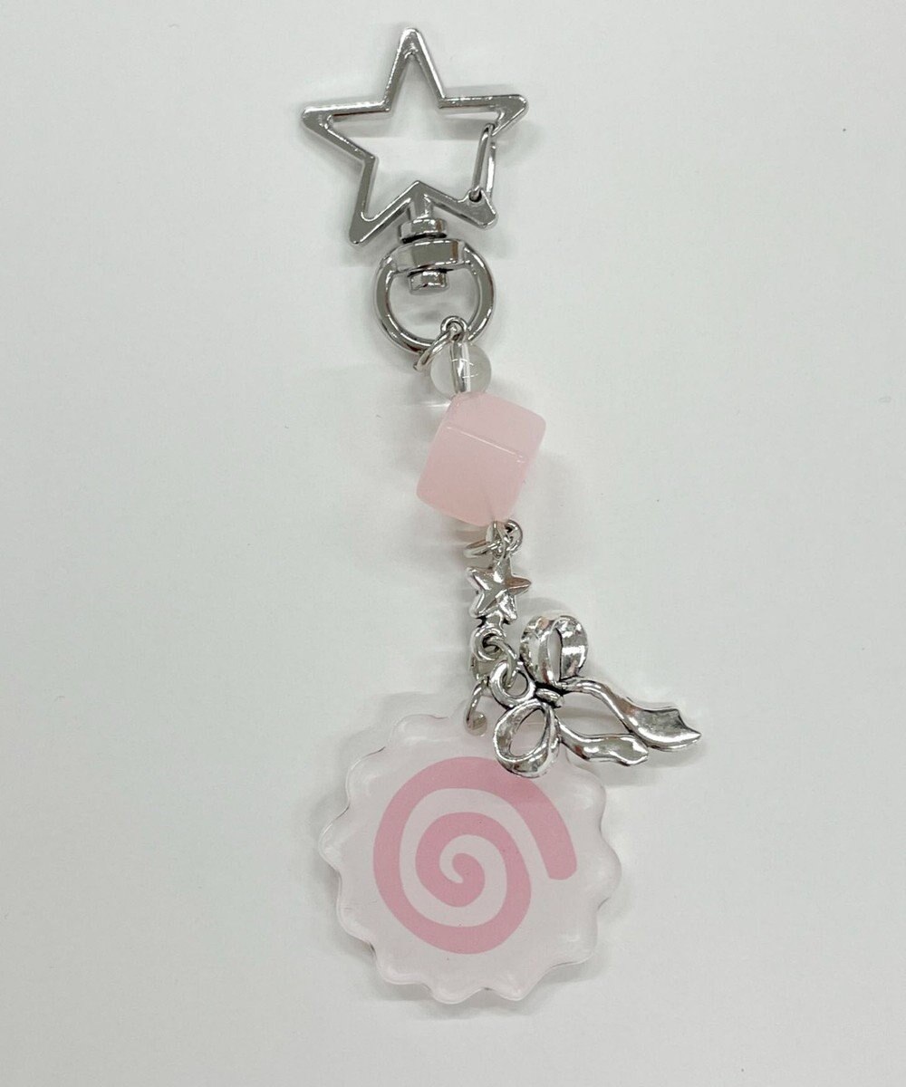 WEGO ぐるぐるビーズキーホルダー 