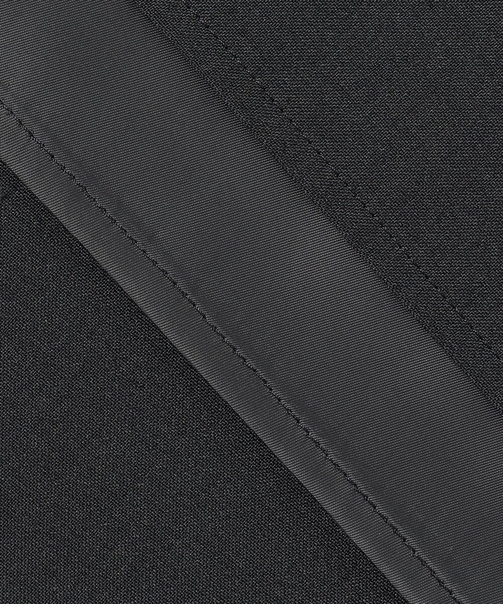 自由区 L 【17号サイズまで展開・カタログ掲載・UVカット・洗える】ウーステッドライク ワンピース 