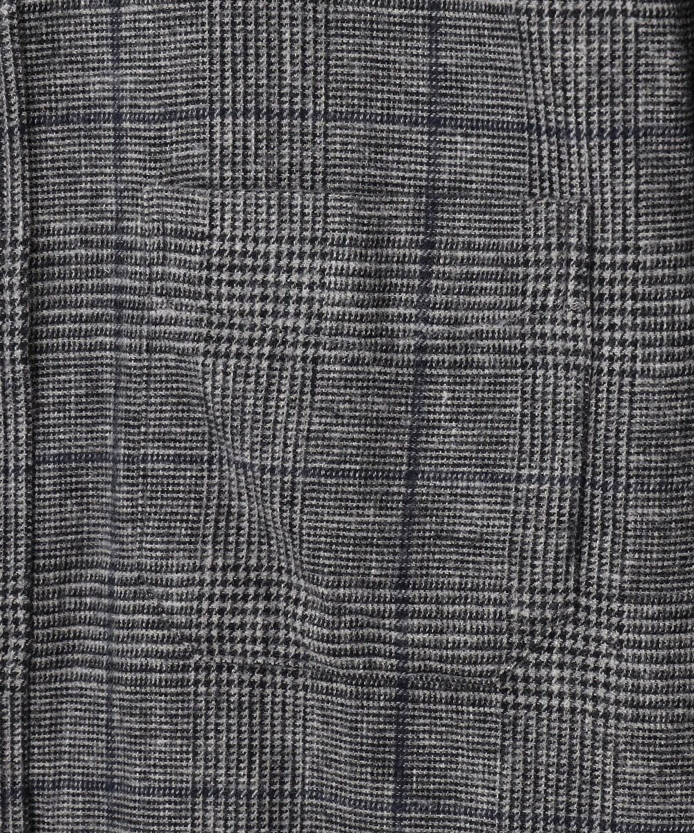 JOSEPH ABBOUD 【キングサイズ・柔らかな肌触り】 オーガニックラフィ グレンチェックシ ャツ 