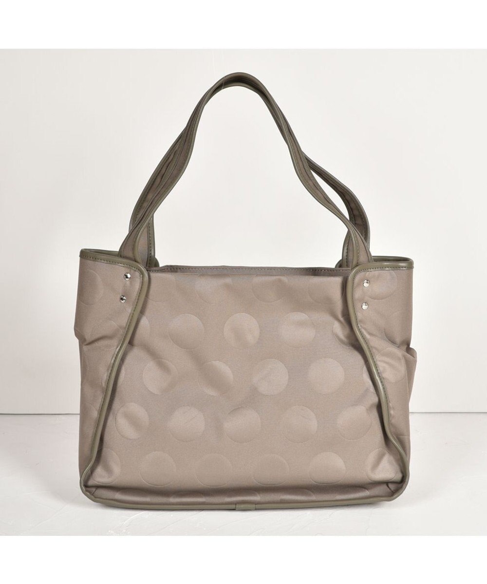 Y'SACCS ヒートエンボス ポルカドットトート Mサイズ 