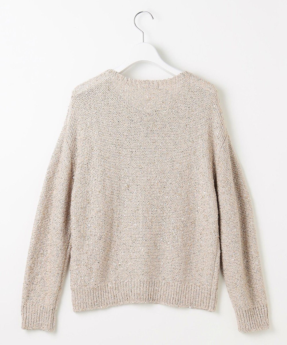 自由区 ラメノットスパングル ニット 