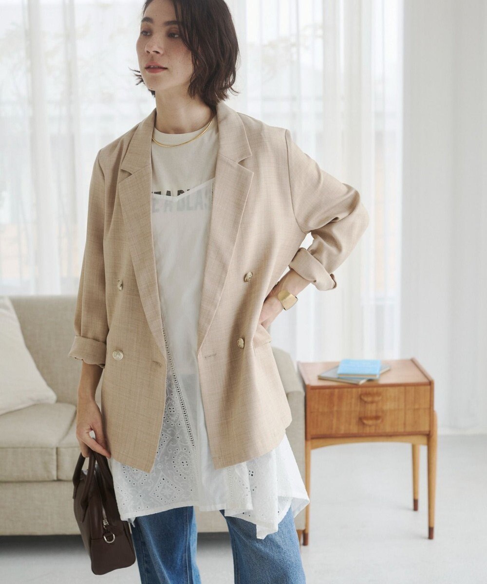 WEGO 【ANGIE VINTAGE】リネンライクジャケット 