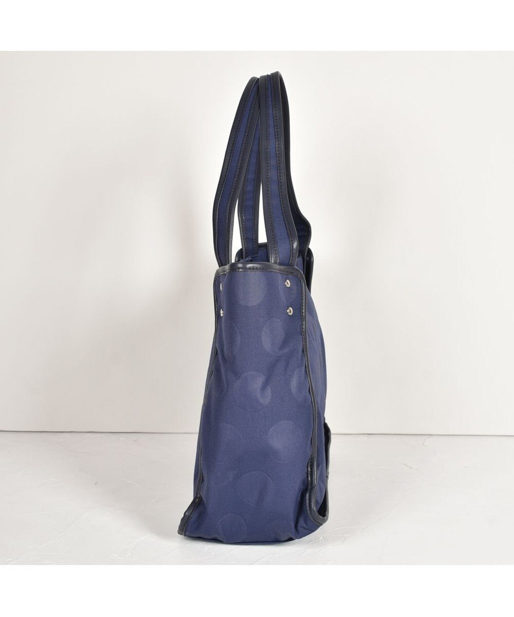 Y'SACCS ヒートエンボス ポルカドットトート Mサイズ 