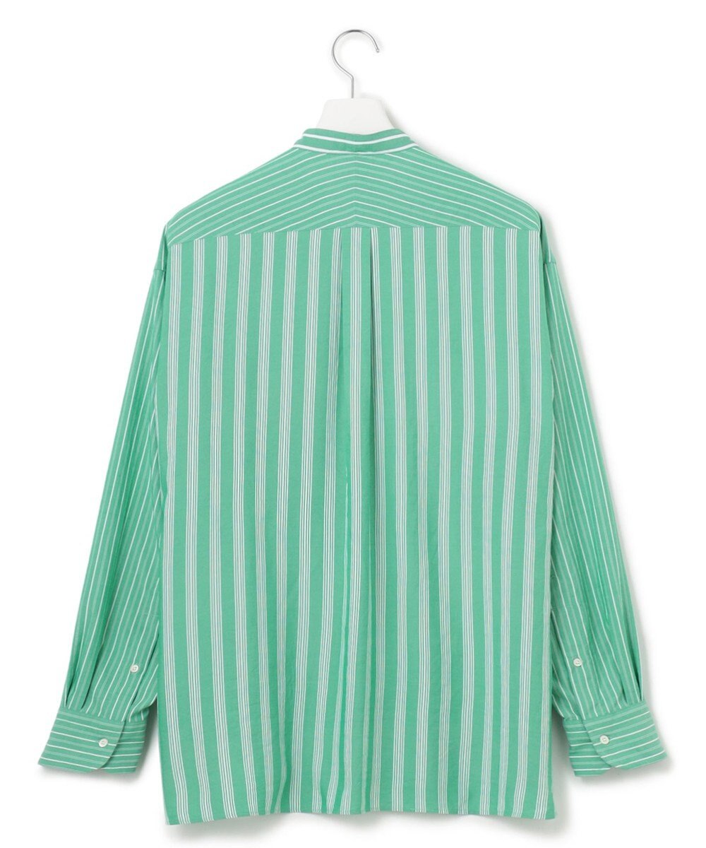 J.PRESS YORK STREET 【UNISEX】クレイジーストライプ バンドカラーシャツ 