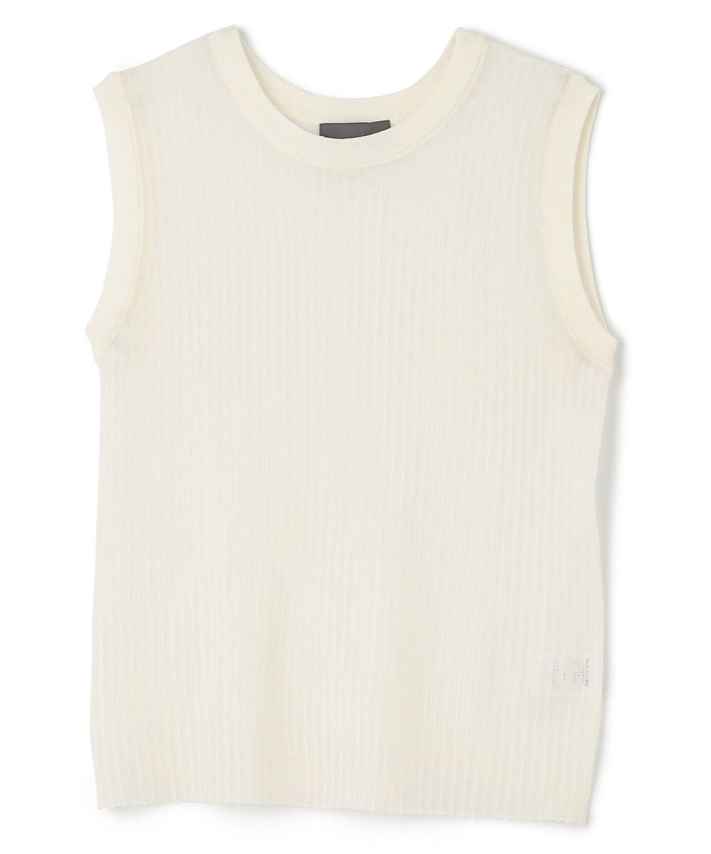 uncrave シアー リブ ノースリーブ ニット（uncrave STANDARD） 