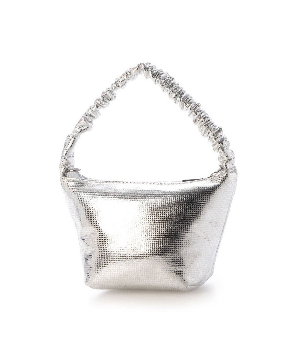 UNBILLION カシュカシュ cachecache / ギャザーハンドルメタリックミニショルダー 