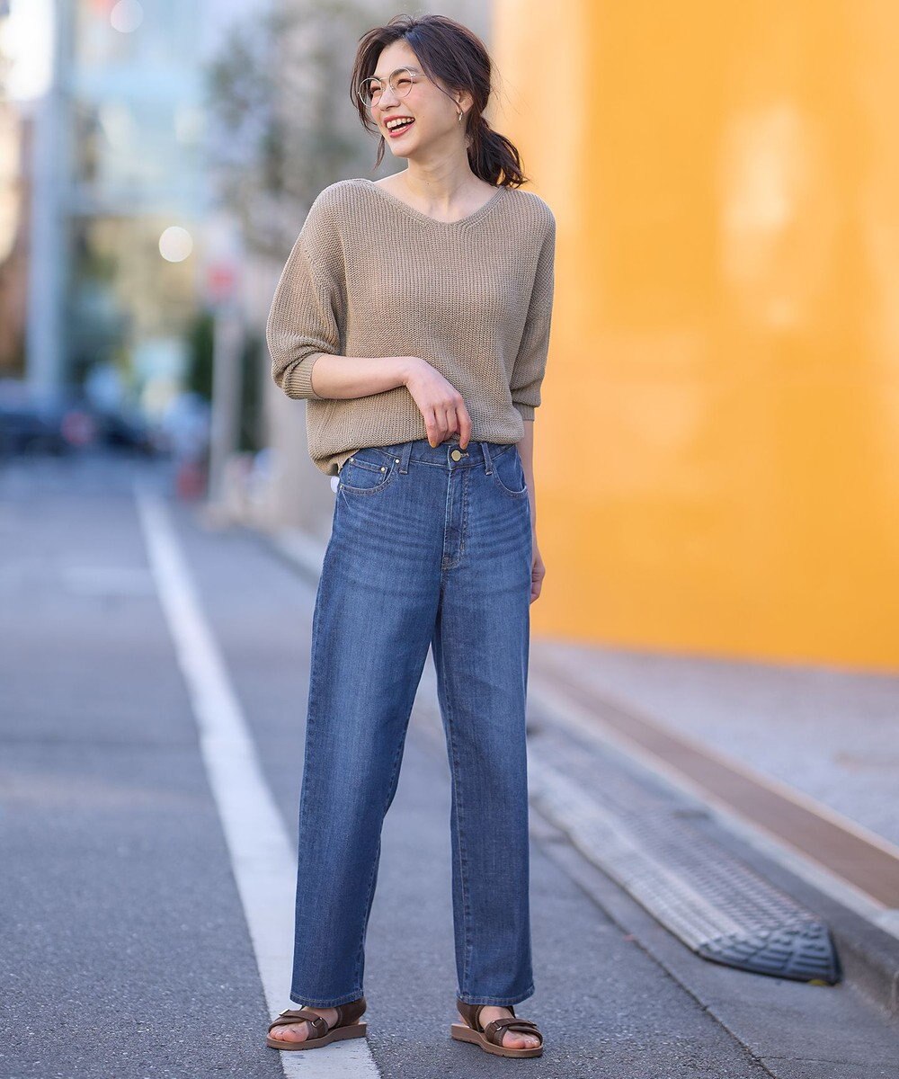 ANY 【洗濯機可能/ストレッチ】カーブラインジーンズ 