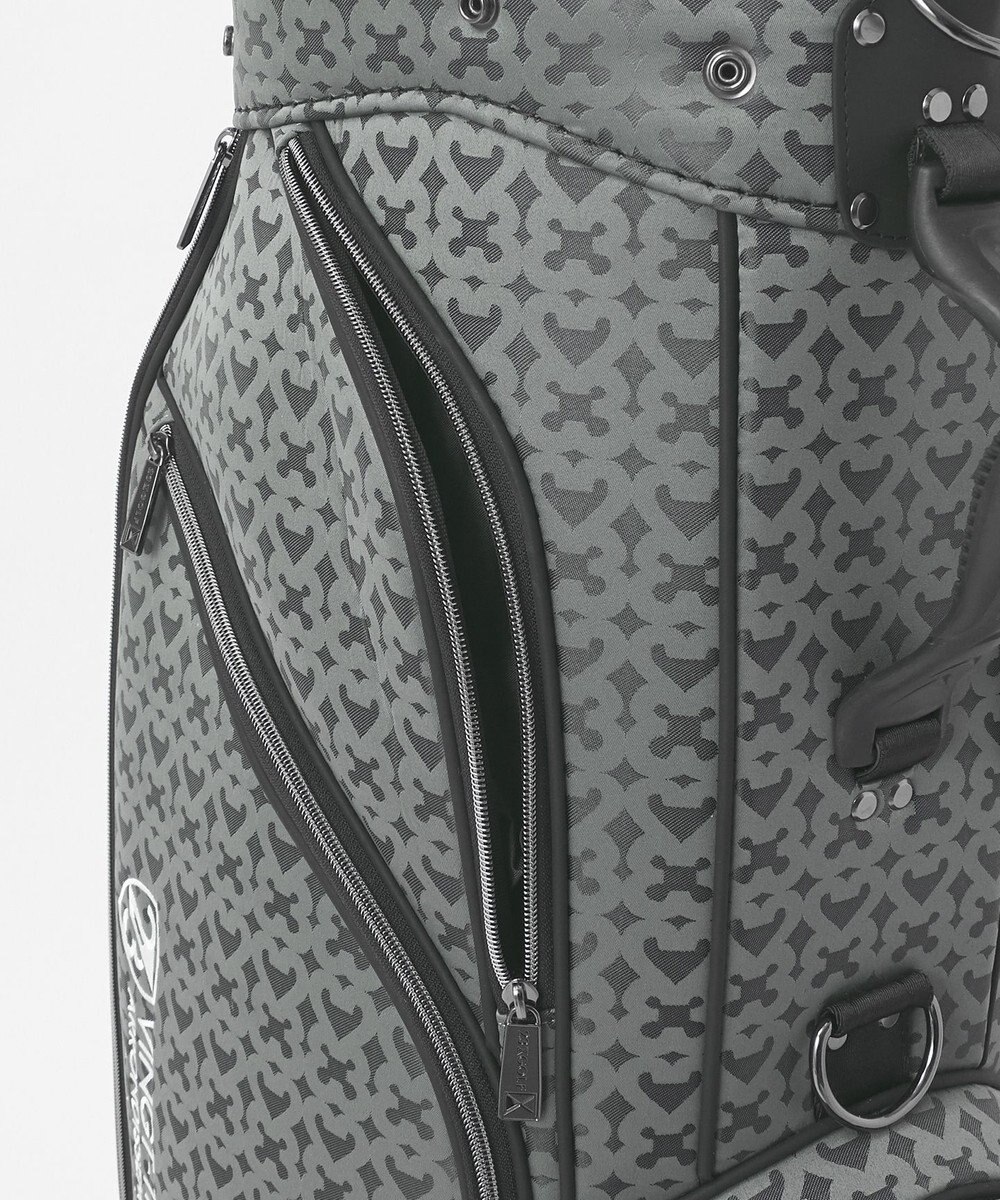 23区GOLF 【UNISEX】モノグラムライトキャディバッグ　ベテランゴルファーにもおすすめなモダンデザイン 