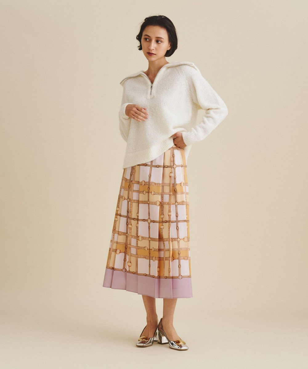 ベルトチェックプリーツスカート / GRACE CONTINENTAL | ファッション 