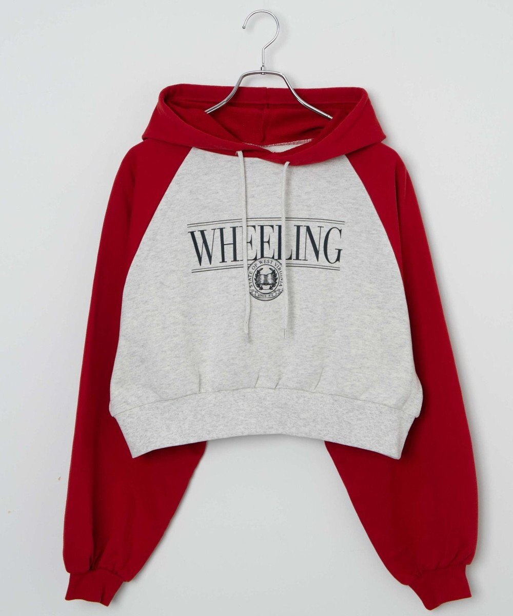 WEGO ラグランショートパーカー 