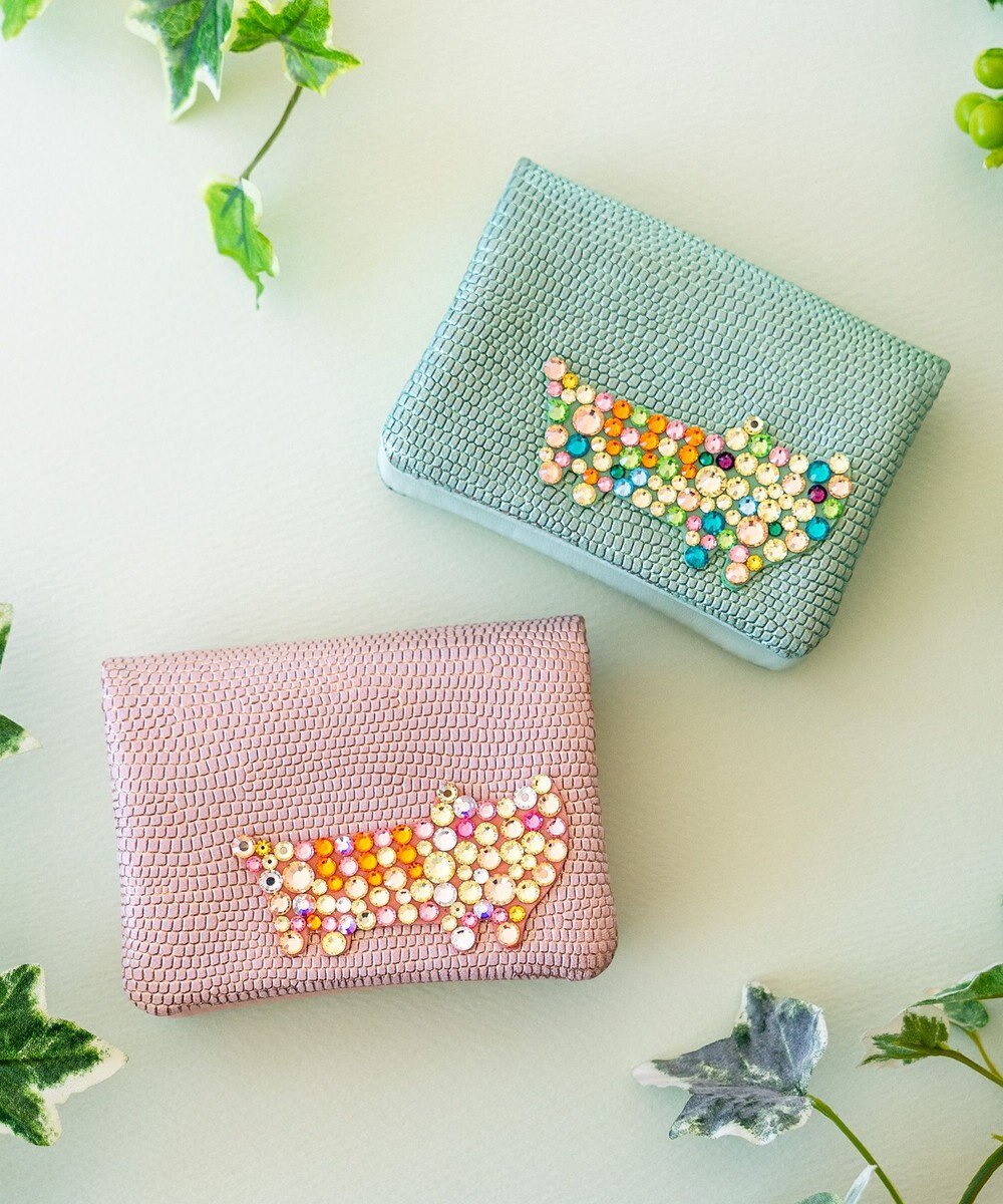 tsumori chisato CARRY キラネコストーン パスケース 