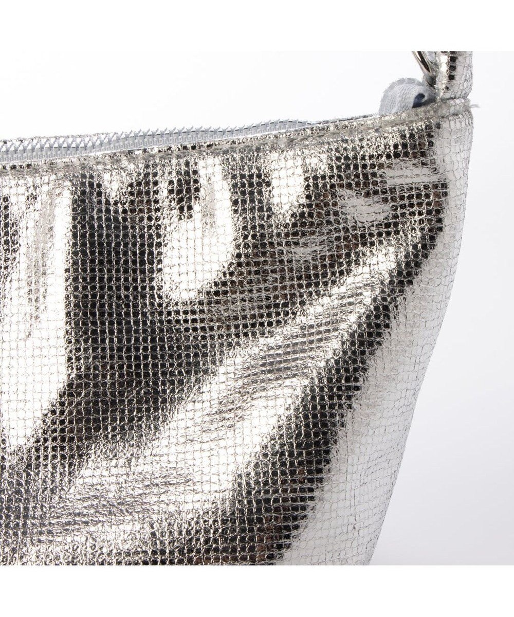 UNBILLION カシュカシュ cachecache / ギャザーハンドルメタリックミニショルダー 