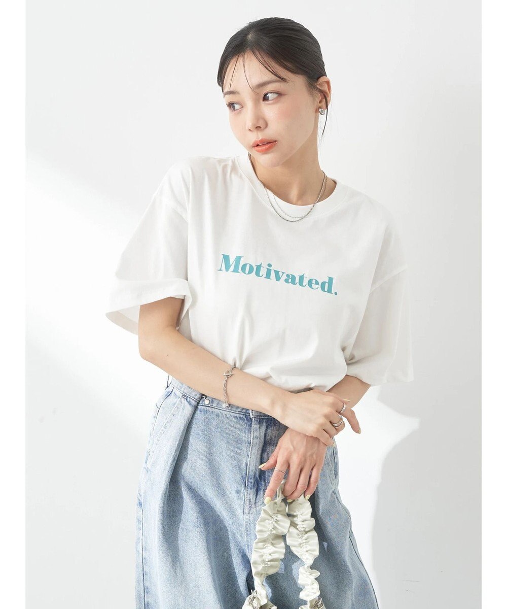 earth music&ecology ロゴソリッドＴシャツ 