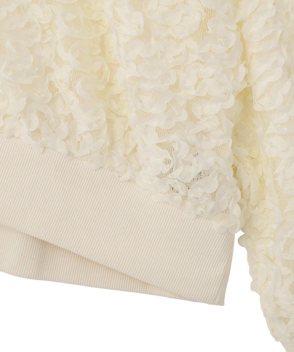 Green Parks フラワー柄チュールブルゾン 