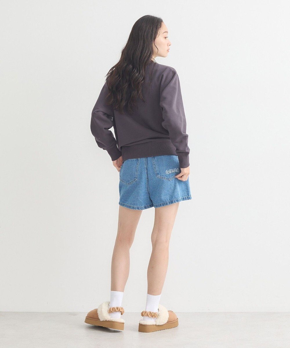 earth music&ecology チャンピオン　ｅｍａｅプリント裏毛プルオーバー 