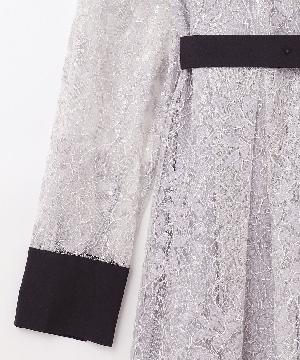 GRACE CONTINENTAL レーススパンコールワンピース 