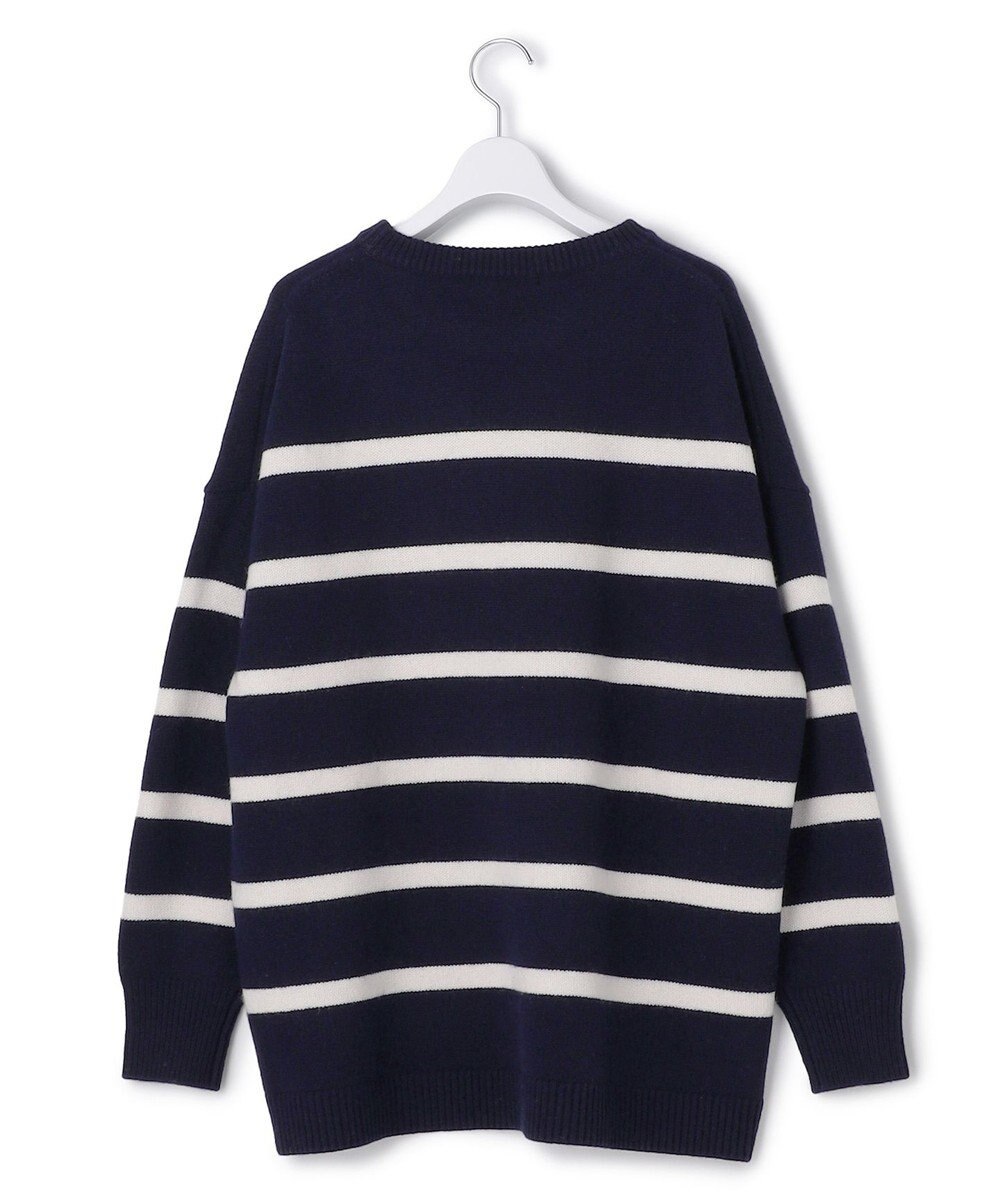 23区 S 【SLOW/一部店舗限定】ソフトウール ボーダー ニット 
