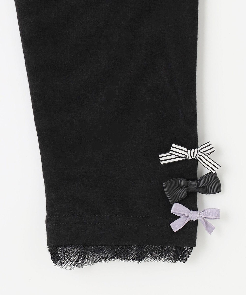 ANY KIDS 裾リボン レギンス 