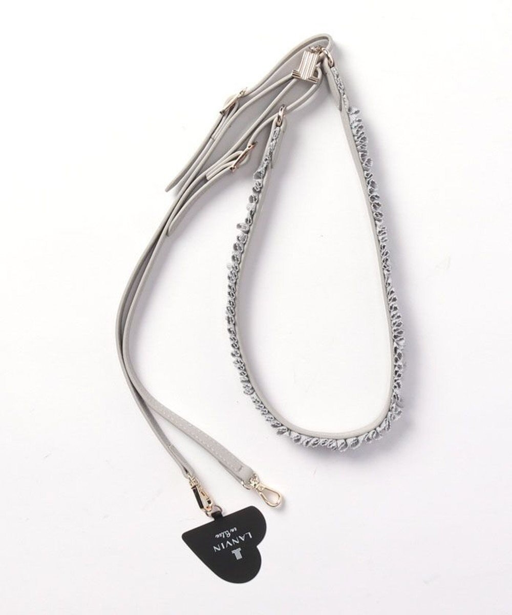 LANVIN en Bleu フリル スマホストラップ 