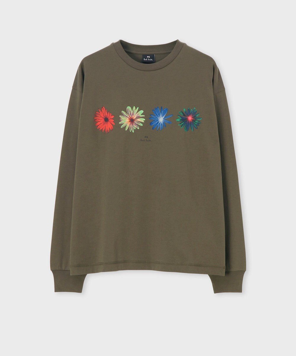 Paul Smith マルチ フローラル プリント 長袖Tシャツ 