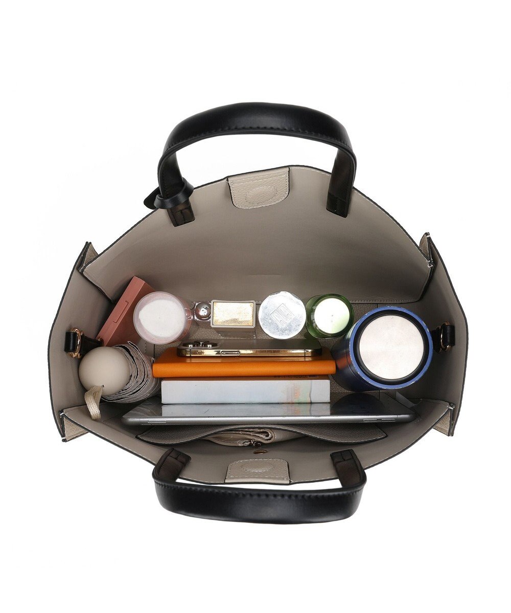 style code 【MERCURYDUO/マーキュリーデュオ】ラージポケット　2WAY ラージトートバッグ　キーリングチャーム付き 