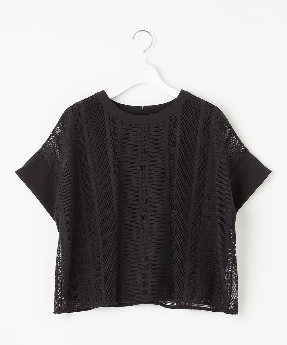 自由区 L 【洗える】レースエッジ Tシャツ&タンクトップセット トップス 