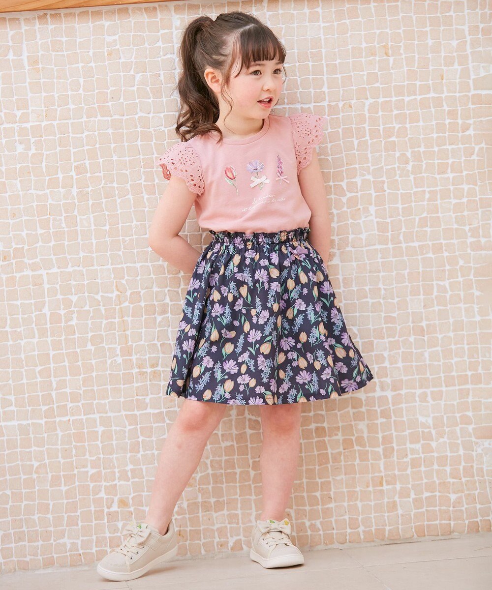 ANY KIDS 花柄 スカパン 