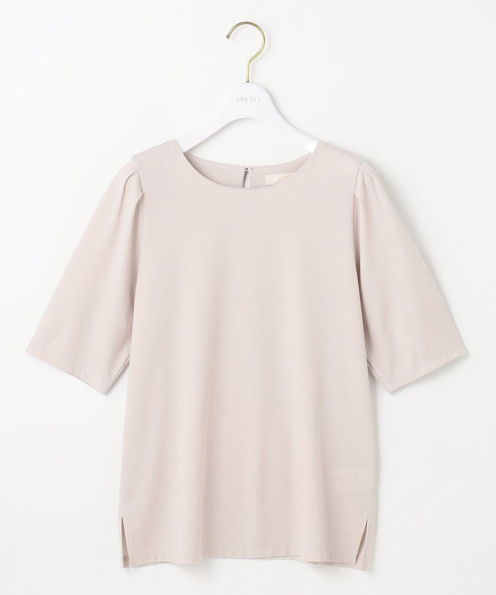 ANY SIS 【接触冷感・UVカット・洗える】ハイストレッチスムースタックスリーブ カットソー 