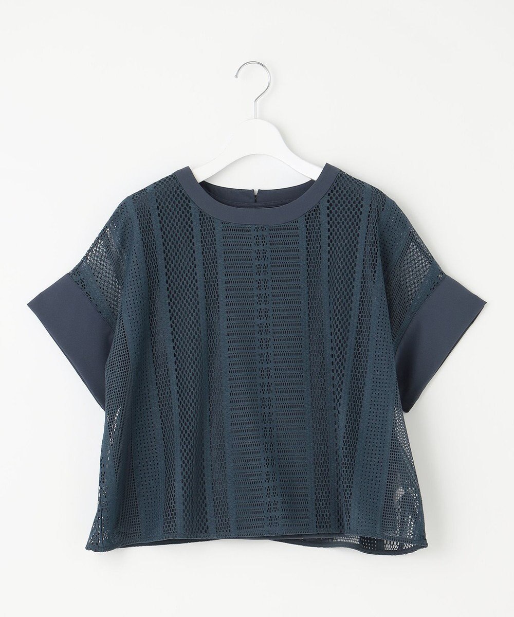 自由区 L 【洗える】レースエッジ Tシャツ&タンクトップセット トップス 