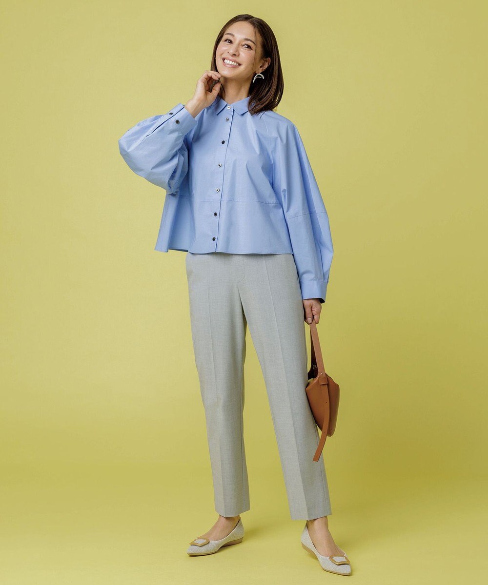 UNFILO コットンブロード フォルムシャツ 