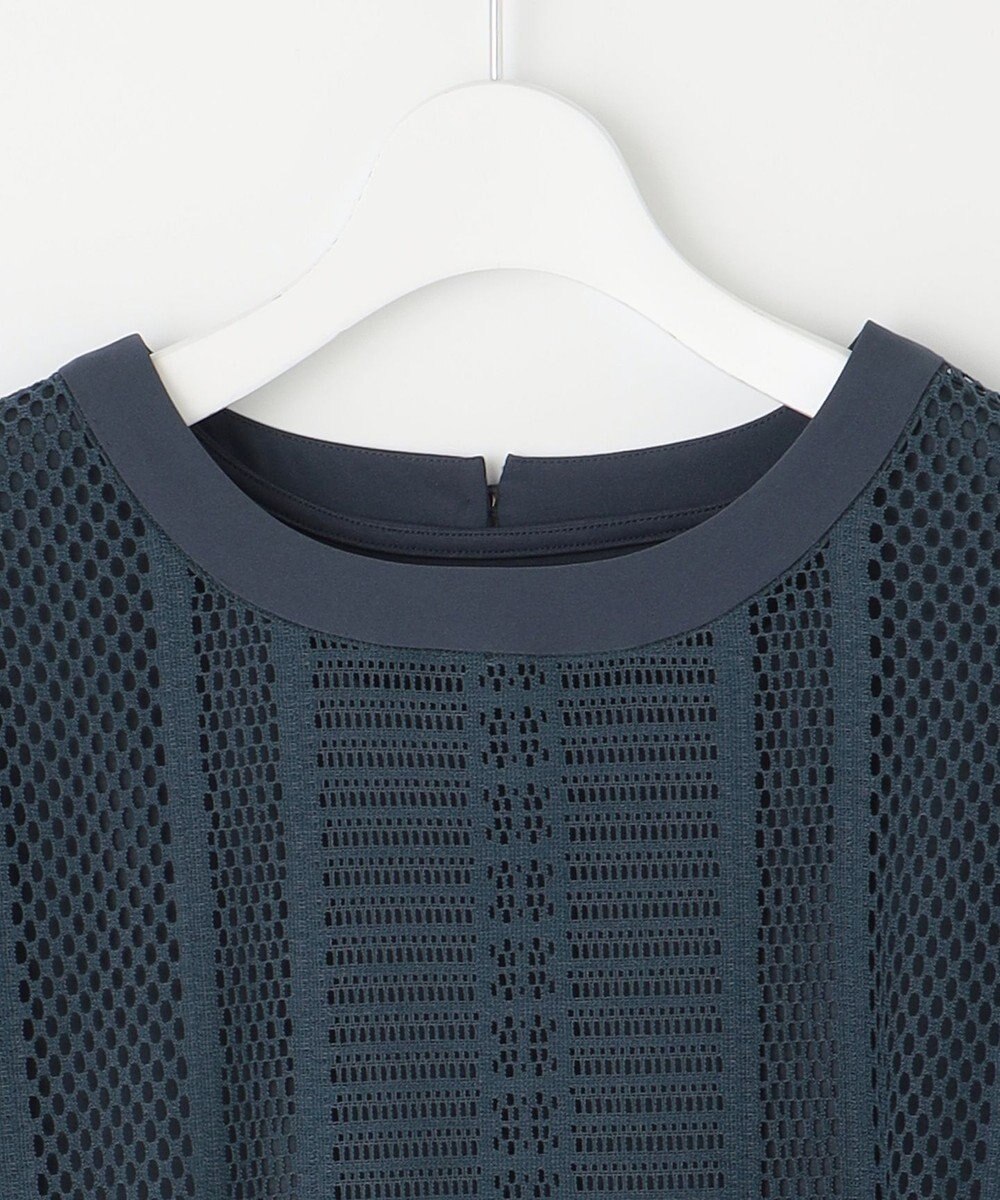 自由区 L 【洗える】レースエッジ Tシャツ&タンクトップセット トップス 