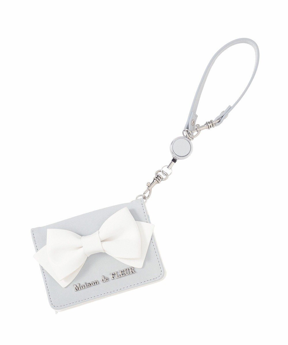 Maison de FLEUR マリンリボンパスケース 